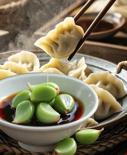 腊八蒜翡翠翠绿、爽脆酸甜家庭泡制零失败(图4)